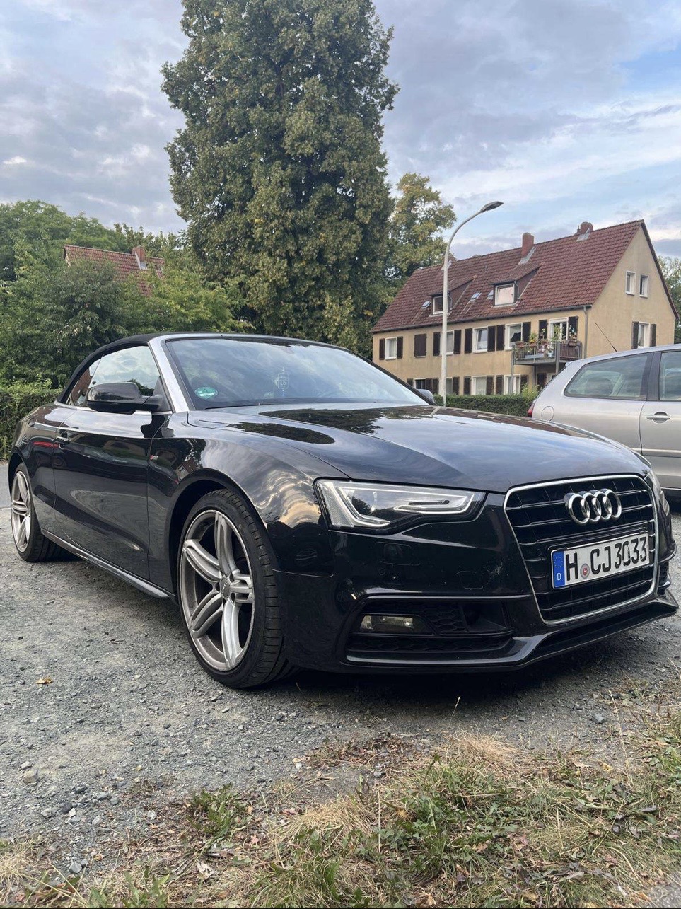 Audi A5 Cabrio Seitenansicht für Wertgutachten