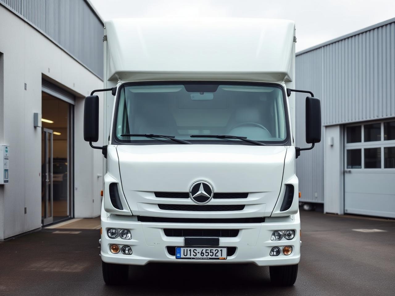 LKW für die Begutachtung