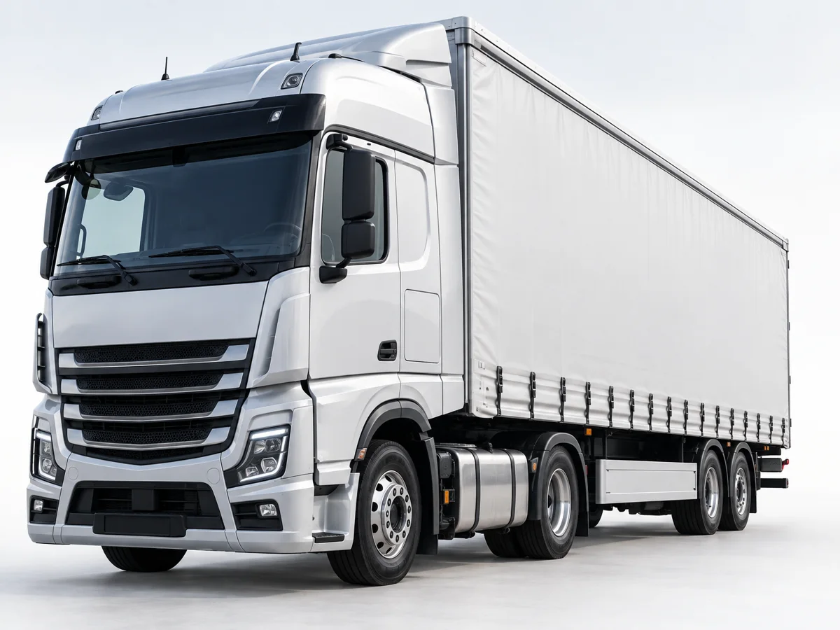 LKW für die Begutachtung
